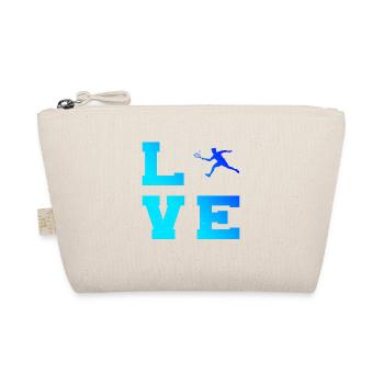 Racquetball Play Pickleball Racquetball Pickleba - Organic Pouch - nature - Front
