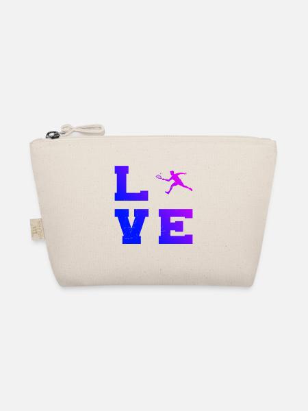 Pickleball Men's Racquetball Play Pickleballspi - Organic Pouch - nature - Front