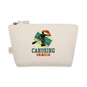 Canoe Canoeing Racing Canoe - Organic Pouch - nature - Front