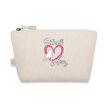 Pitbull Mom Mistress Dog School Pitbull Terrier - Organic Pouch - nature - Front