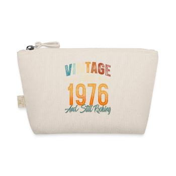 1976 Geburtsjahr Geburtstag Baujahr Vintage - Bio-Täschchen - Natur - Vorne