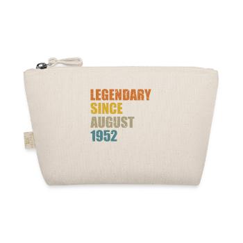 Born August 1952 70 years 70s 70th birthday - Organic Pouch - nature - Front
