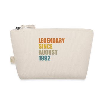 Born August 1992 30 years 30s 30th birthday - Organic Pouch - nature - Front