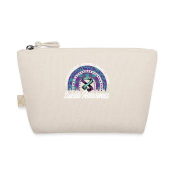 Prévention du suicide Nous portons du violet turquoise - Trousse biologique - nature - Devant