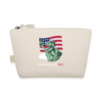 Amerisaurus Rex Patriotische Jungen Dinosaurier - Bio-Täschchen - Natur - Vorne