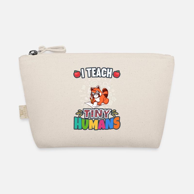 I Teach Tiny Humans Elementary School Teacher Organic Pouch