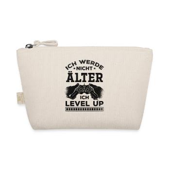 Ich werde nicht älter Ich Level Up Gaming - Bio-Täschchen - Natur - Vorne