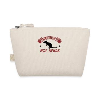 Rats Are Friends Rodent Fiends Rat Owner - Bio-Täschchen - Natur - Vorne