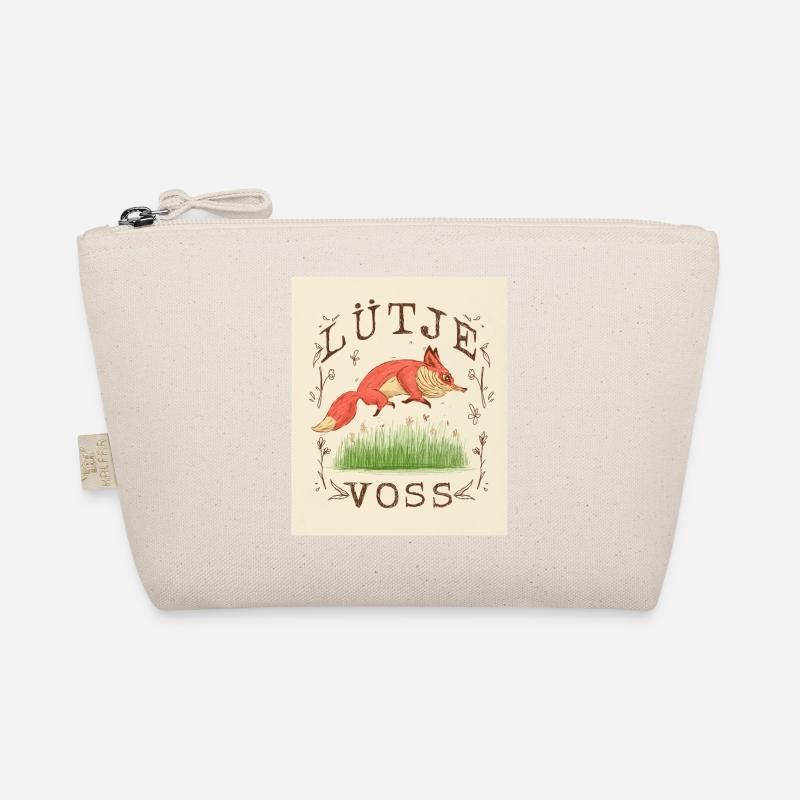 Lütje Voss Low German little fox Organic Pouch