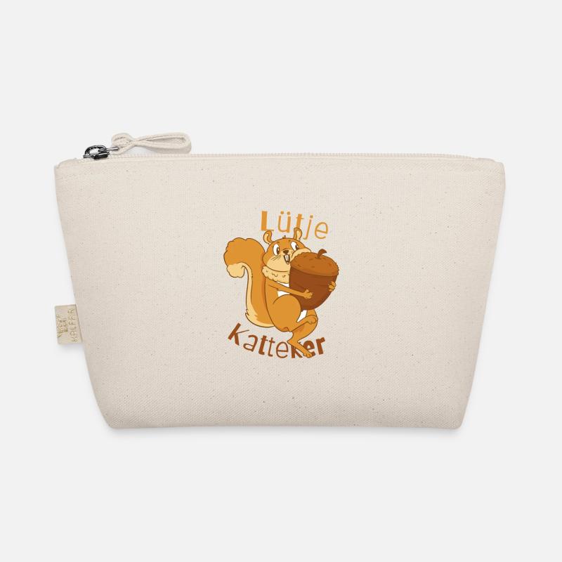 Lütje Katteker Low German Squirrel Organic Pouch