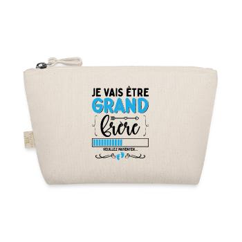 Big Bro Cadeau Futur Grand-frère Annonce Grossesse - Trousse biologique - nature - Devant