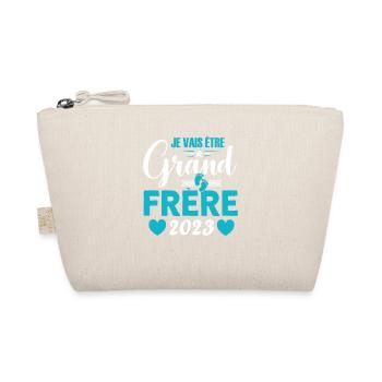 Grand-frère 2023 Idée Cadeau De Grossesse Big Bro - Trousse biologique - nature - Devant