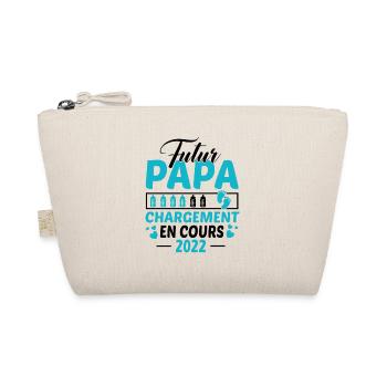 Futur Papa 2022 Idée Cadeau Annonce Grossesse - Trousse biologique - nature - Devant
