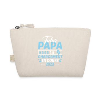Futur Papa 2023 Idée Cadeau Annonce Grossesse - Trousse biologique - nature - Devant