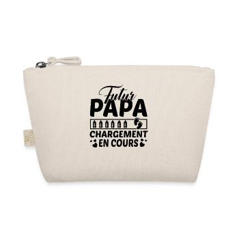 Futur Papa Idée Cadeau Grossesse Naissance Humour - Trousse biologique - nature - Devant