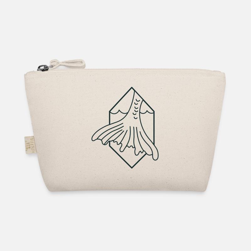 Mermaid tail down Organic Pouch
