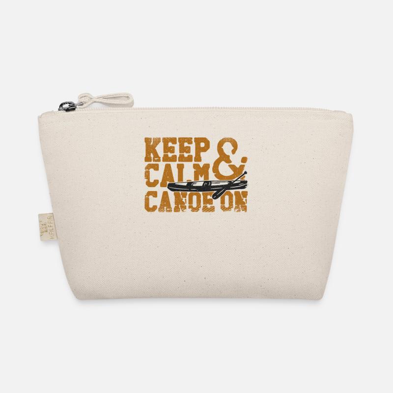 Canoe Canoeing Vintage Keep Calm Bio-Täschchen