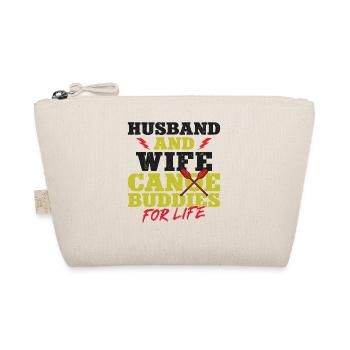 Canoe Canoeing Marriage Wedding - Organic Pouch - nature - Front