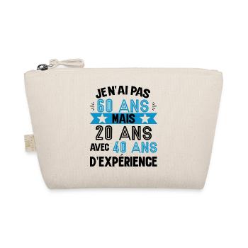 Cadeau anniversaire 60 ans rigolo homme - Trousse biologique - nature - Devant