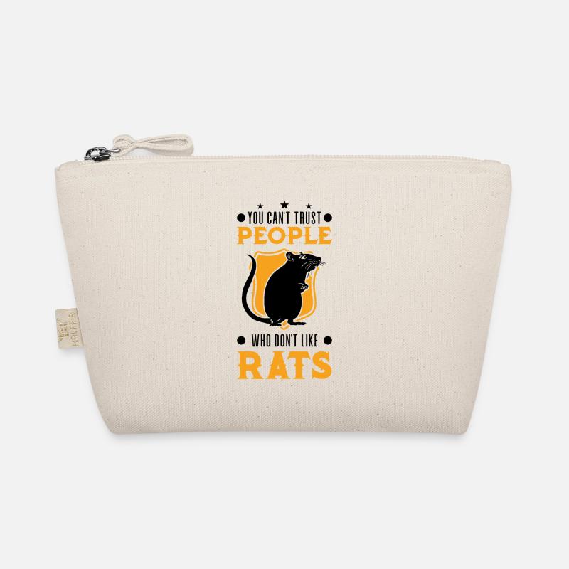 You can't trust people who don't like Rats Bio-Täschchen