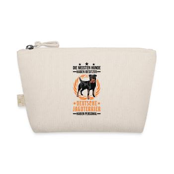 Deutscher Jagdterrier Personal - Bio-Täschchen - Natur - Vorne