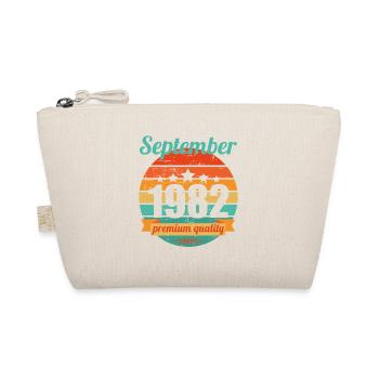 Born September 1982 40 years 40s 40th birthday - Organic Pouch - nature - Front