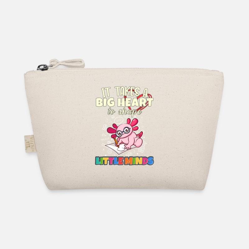 It Takes A Big Heart To Shape Little Minds Teacher Organic Pouch