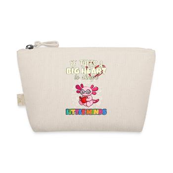 Il faut un grand cœur pour façonner little minds teacher - Trousse biologique - nature - Devant