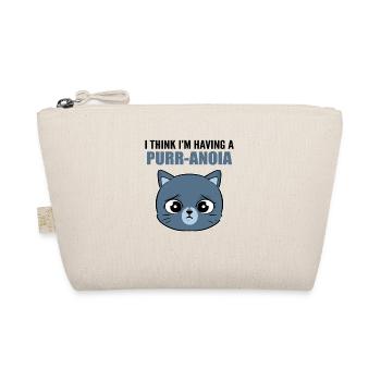 I'm Having A Purr-Anoia Hauskatze Miezekatze - Bio-Täschchen - Natur - Vorne