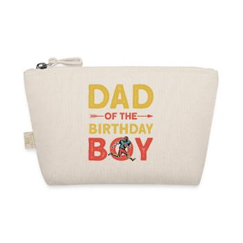 Dad Of The Birthday Boy - Bio-Täschchen - Natur - Vorne