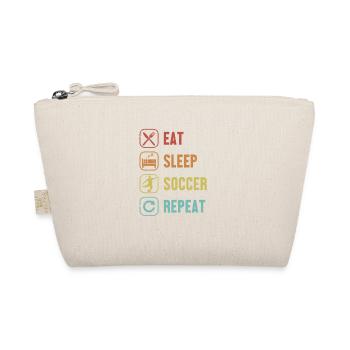 Eat Sleep Soccer Repeat Fußball Goal Keeper - Organic Pouch - nature - Front