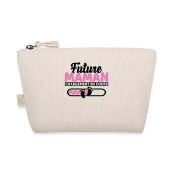 Future Maman Idée Cadeau Enceinte Amour Cool - Trousse biologique - nature - Devant