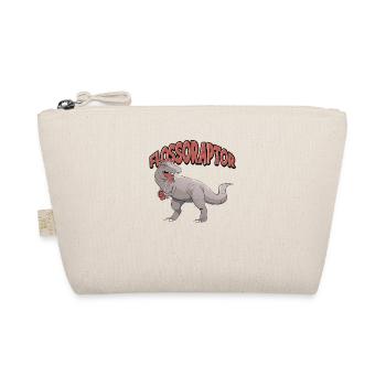 Floss Funny Flossoraptor Dental Hygiene - Future - Organic Pouch - nature - Front