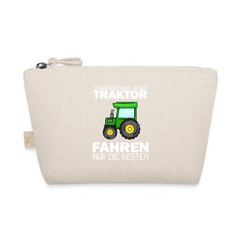 Traktor Trecker Spruch - Bio-Täschchen - Natur - Vorne