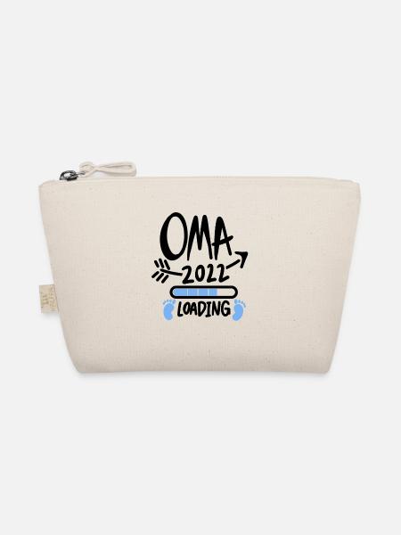 Oma 2022 - Werdende Oma 2022 - Bio-Täschchen - Natur