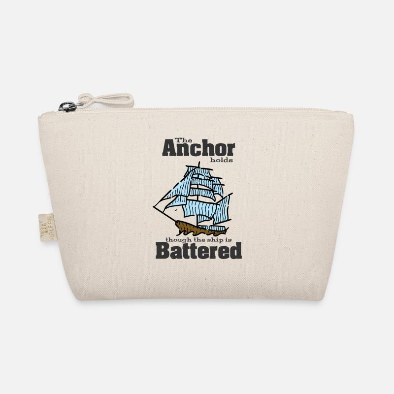 Segelschiff mit Anker Bio-Täschchen