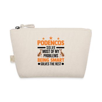 Podenco Spanish Greyhound - Organic Pouch - nature - Front