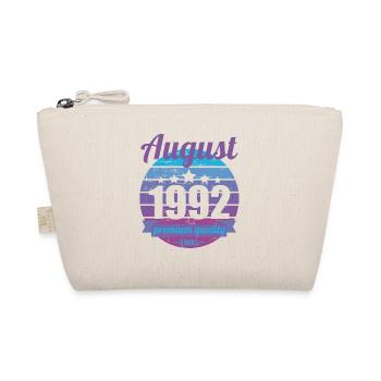 Born August 1992 30 years 30s 30th birthday - Organic Pouch - nature - Front