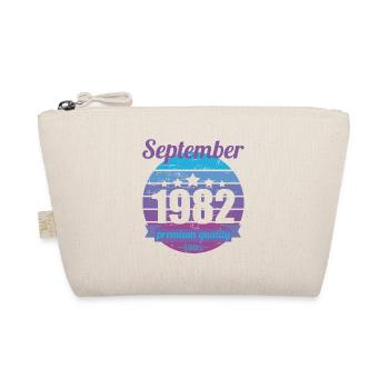 Born September 1982 40 years 40s 40th birthday - Organic Pouch - nature - Front