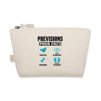 Enceinte Fête Des Mères Idée Cadeau Maman Annonce - Trousse biologique - nature - Devant