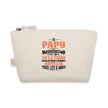 Idée Cadeau Anniversaire Papy Fête Des Pères Cool - Trousse biologique - nature - Devant
