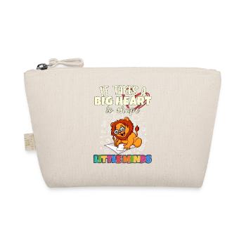 Il faut un grand cœur pour façonner little minds teacher - Trousse biologique - nature - Devant