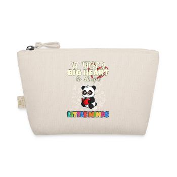 Il faut un grand cœur pour façonner little minds teacher - Trousse biologique - nature - Devant