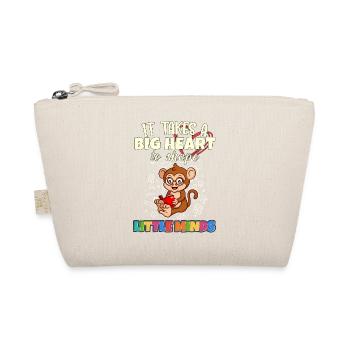 Il faut un grand cœur pour façonner little minds teacher - Trousse biologique - nature - Devant