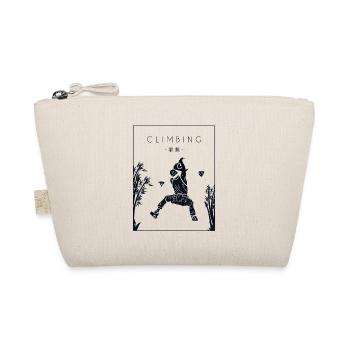 Climbing Chinese Hanzi Bouldering Sport Free - Organic Pouch - nature - Front