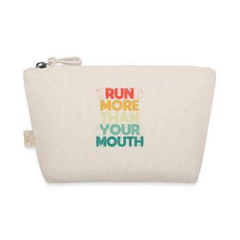 Fun running motivation Runners run more than yours - Organic Pouch - nature - Front