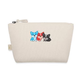 Polyamory Flag Corgi Pride LGBTQ cute dogs - Organic Pouch - nature - Front