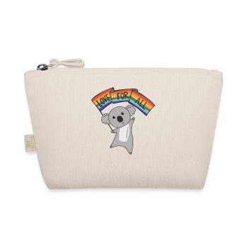 Rainbow Flag Gay Pride LGBTQ Koala süße Tiere - Bio-Täschchen - Natur - Vorne