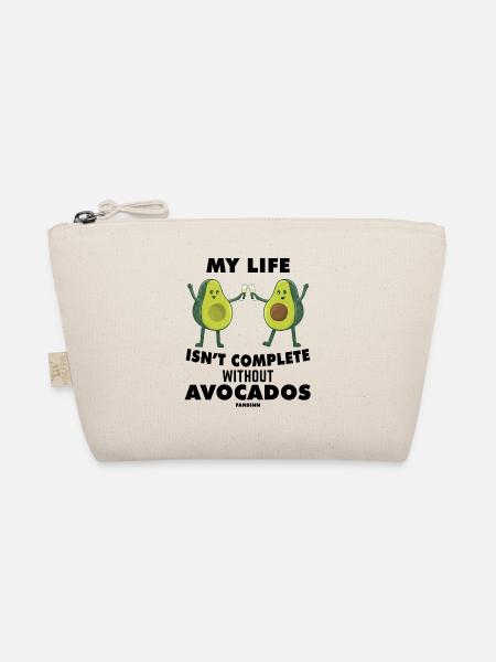 My Life Isn't Complete Without Avocados - Organic Pouch - nature