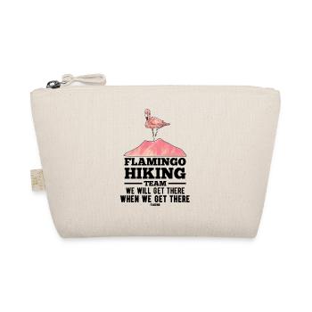 Flamingo Hiking Team We Will Get There - Organic Pouch - nature - Front